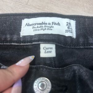 Abercrombie & Fitch Black High Rise Jeans